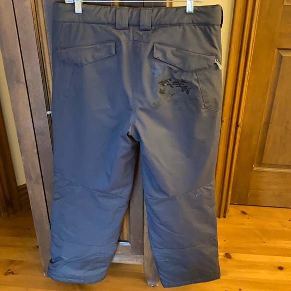 Snow pants in charcoal grey perfect condition - Picture 3 of 5